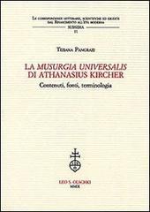 La «Musurgia universalis» di Athanasius Kircher. Contenuti, fonti, terminologia