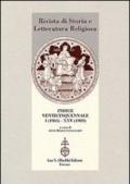 Rivista di storia e letteratura religiosa. Indice venticinquennale (1965-1989)