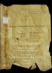San Gimignano. Fonti e documenti per la storia del Comune: 2