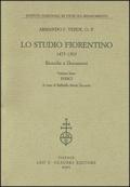 Lo Studio fiorentino (1473-1503). Ricerche e documenti. 6.Indici