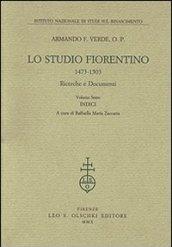 Lo Studio fiorentino (1473-1503). Ricerche e documenti. 6.Indici