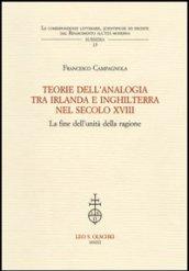 Teorie dell'analogia tra Irlanda e Inghilterra nel secolo XVIII. La fine dell'unità della ragione