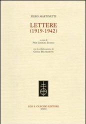 Piero Martinetti. Lettere (1919-1942)