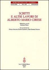 Scritti e altri lavori di Alberto Mario Cirese