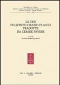 Le Odi di Quinto Orazio Flacco tradotte da Cesare Pavese