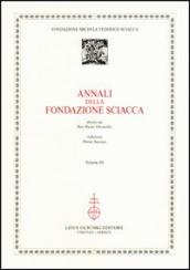 Annali della Fondazione Sciacca: 3