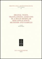 Digital texts, translations, lexicons in a multi-modular web application: methods and samples