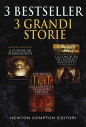 3 bestseller 3 grandi storie: Il custode dei 99 manoscritti-Il collezionista di quadri perduti-La congiura dei monaci maledetti