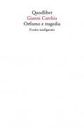 Orfismo e tragedia. Il mito trasfigurato