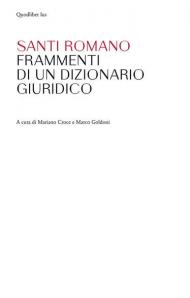 Frammenti di un dizionario giuridico