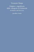 Origine e significato delle categorie di Aristotele. Il dibattito nell'Ottocento