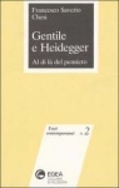 Gentile e Heidegger. Al di là del pensiero