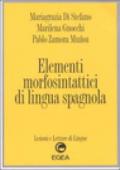 Elementi morfosintattici di lingua spagnola