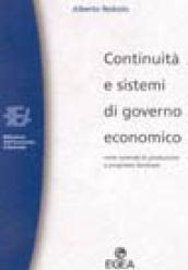 Continuità e sistemi di governo economico nelle aziende di produzione a proprietà familiare