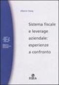 Sistema fiscale e leverage aziendale: esperienze a confronto