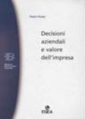 Decisioni aziendali e valore dell'impresa