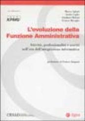 L'evoluzione della funzione amministrativa