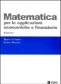 Matematica per le applicazioni economiche e finanziarie