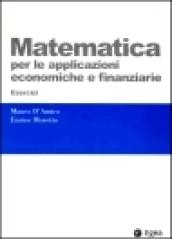 Matematica per le applicazioni economiche e finanziarie
