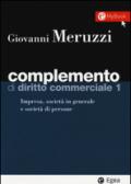 Complemento di diritto commerciale. Con Contenuto digitale per download e accesso on line: 1