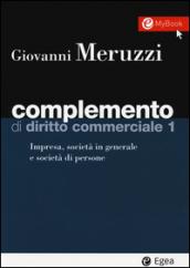 Complemento di diritto commerciale. Con Contenuto digitale per download e accesso on line: 1