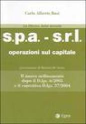 S.p.a. - s.r.l. Operazioni sul capitale