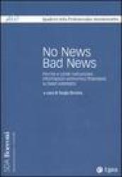 No news bad news. Perché e come comunicare informazioni economico finanziarie sulla base volontaria