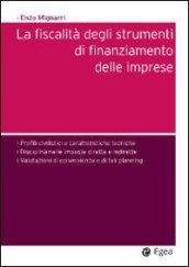 Fiscalità degli strumenti di finanziamento delle imprese