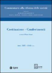 Costituzione. Conferimenti. Artt. 2325-2345. 1.Costituzione. Conferimenti. Artt. 2325-2345