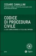 Codice di procedura civile e leggi complementari a tutela dell'impresa