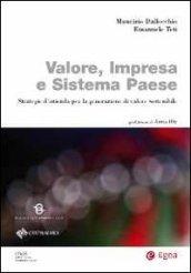 Valore, impresa e sistema paese. Strategie d'azienda per la generazione di valore sostenibile