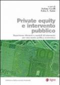 Private equity e intervento pubblico. Esperienze rilevanti e modelli di intervento per una nuova politica economica