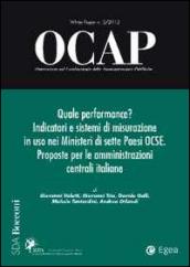 OCAP. Osservatorio sul cambiamento delle amministrazioni pubbliche (2012)