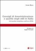 Consigli di amministrazione delle società quotate e qualità degli utili in Italia. Un'analisi empirica nell'era IFRS