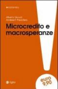 Microcredito e macrosperanze
