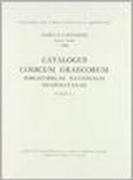 Catalogus codicum graecorum Bibliothecae nationalis Neapolitanae: 1\1