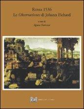 Roma 1536. Le observationes di Johann Fichard