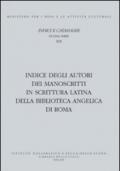 Indice degli autori dei manoscritti in scrittura latina della biblioteca Angelica di Roma