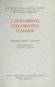 I documenti diplomatici italiani. Serie 2ª (1870-1896). Vol. 24: 9 febbraio 1891-14 maggio 1892.