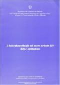 Il federalismo fiscale nel nuovo articolo 119 della Costituzione