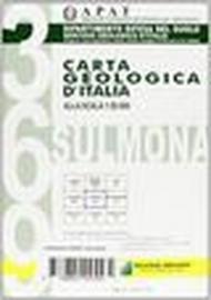 Carta geologica 1:50.000 F° 369. Sulmona