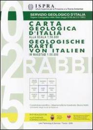 Carta geologica d'Italia alla scala 1:50.000 F°025 Rabbi con note illustrative. Ediz. italiana e tedesca