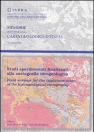 Studi sperimentali finalizzati alla cartografia idrogeologica