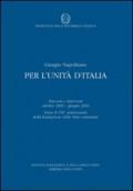 Per l'unità d'Italia