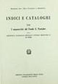 I manoscritti del fondo S. Pantaleo della Biblioteca Nazionale centrale Vittorio Emanuele II di Roma