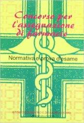 Concorso per l'assegnazione di farmacie. Normativa e prova d'esame