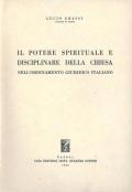 Il Potere spirituale e disciplinare della Chiesa nell'ordinamento giuridico italiano