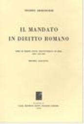 Il mandato in diritto romano