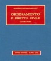 Ordinamento e diritto civile. Ultimi saggi