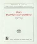 Studi economico-giuridici (1989-1990). 53.
